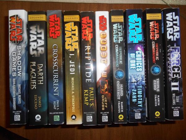 Star Wars Legends books Donation to our Ohio Based Location received 7/15/2017