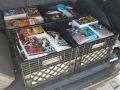 books purchased with the funds from the Valley of the Suns Book drive fundraiser being transported to Phoenix Children's Hospital