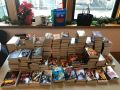 Books donated to the Tenderloin Recreation Center in San Francisco, Holiday Reads Drive
